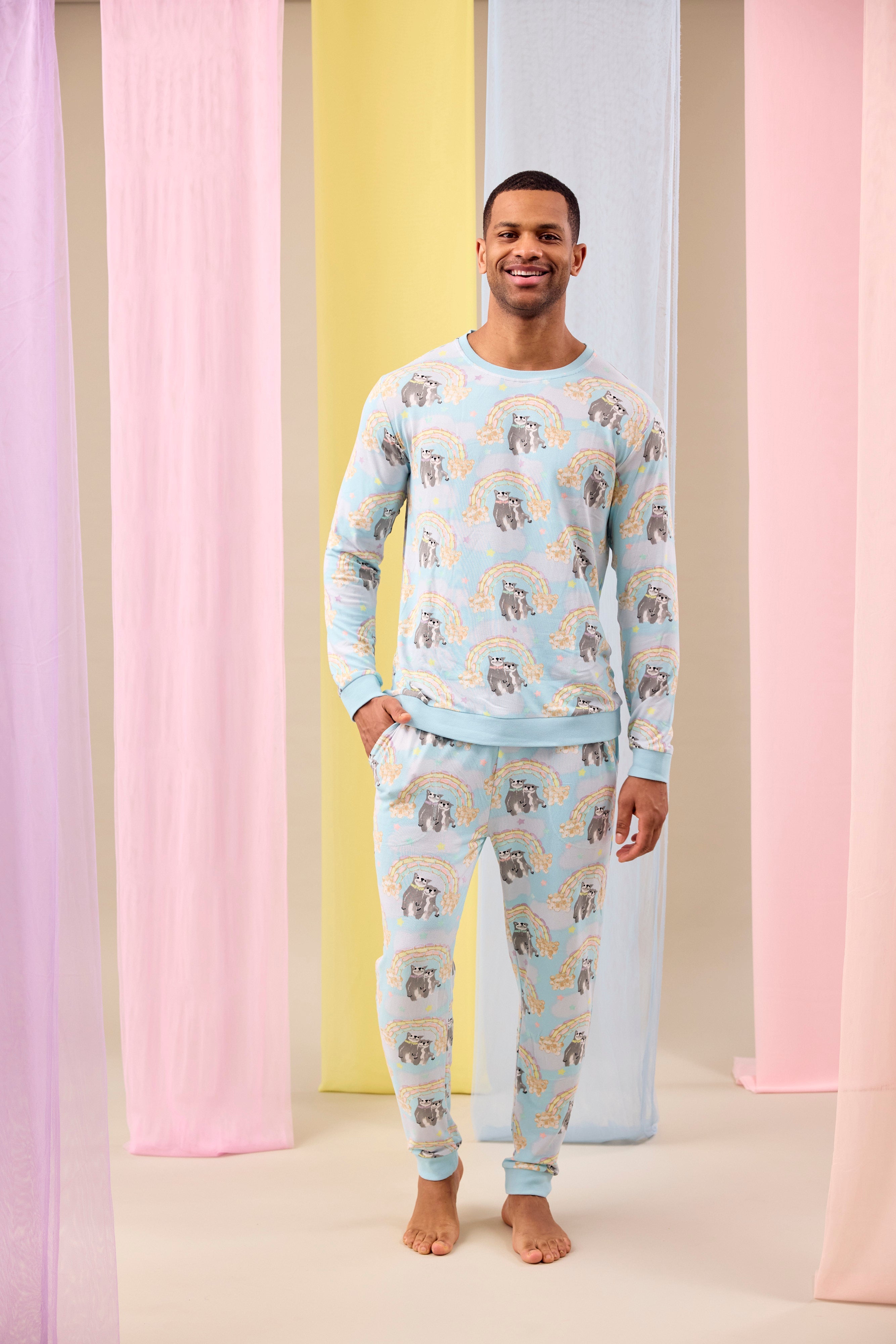 Sweet Rainbow Dreams Mens Pyjamas