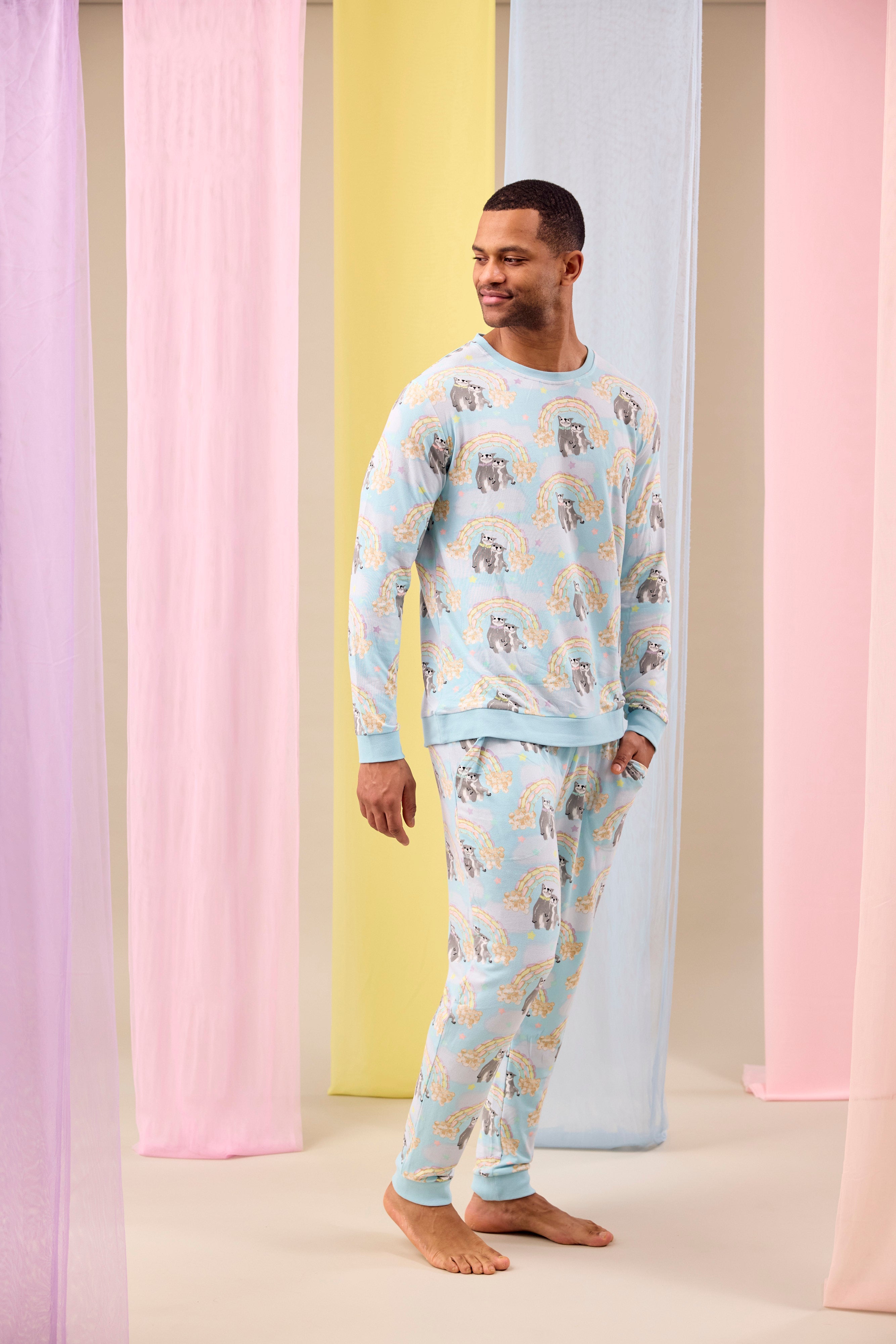 Sweet Rainbow Dreams Mens Pyjamas