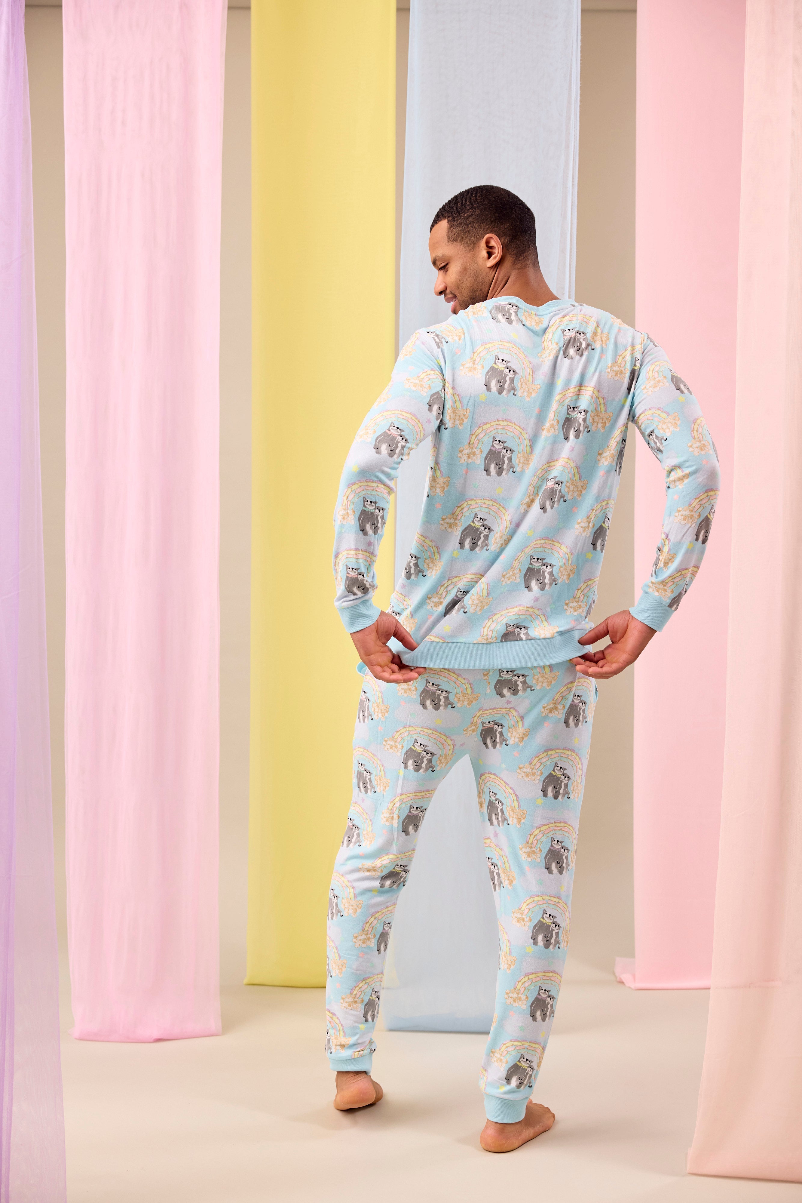 Sweet Rainbow Dreams Mens Pyjamas