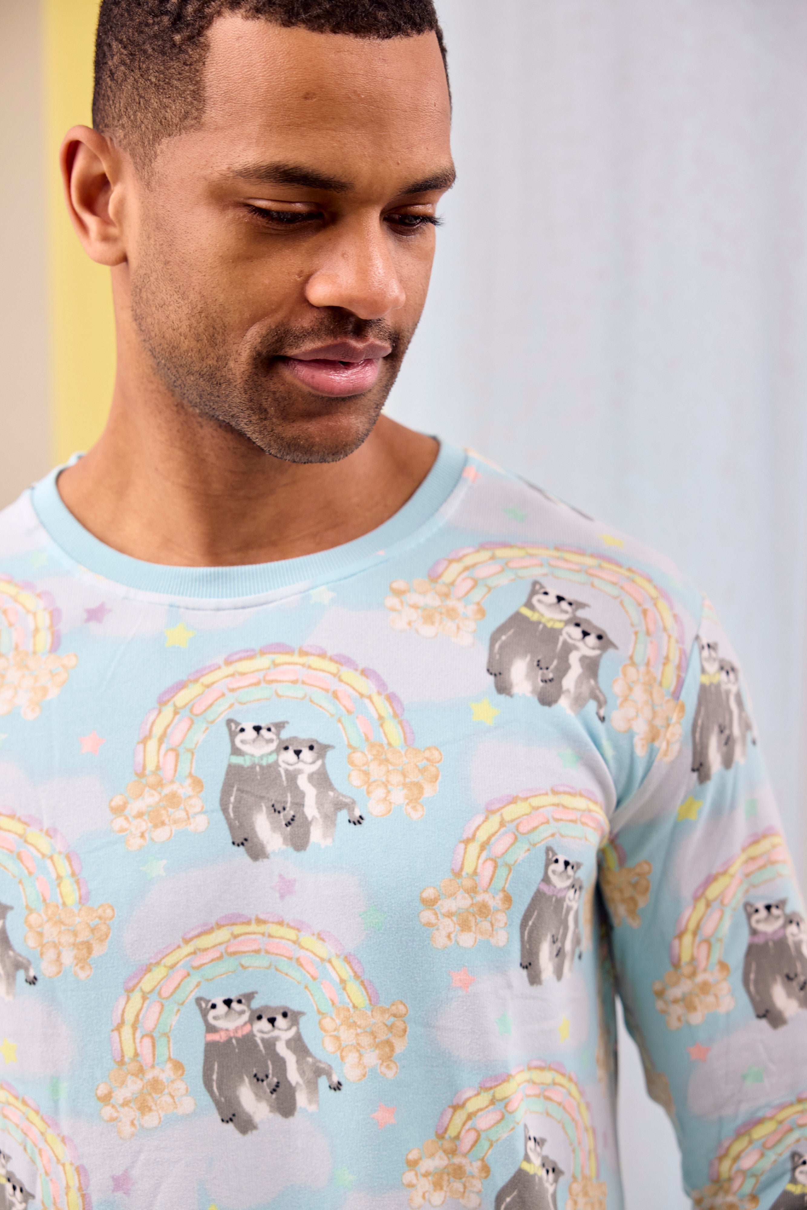 Sweet Rainbow Dreams Mens Pyjamas