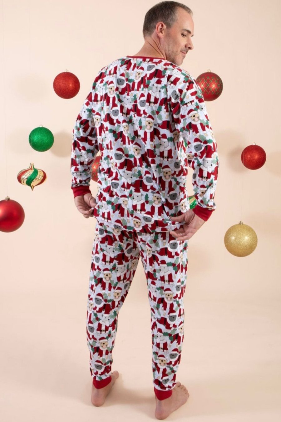 Santa Paws Men's Winter PJ Set