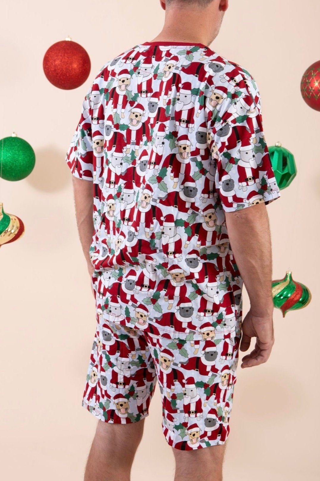 Santa Paws Men's Summer PJ Set