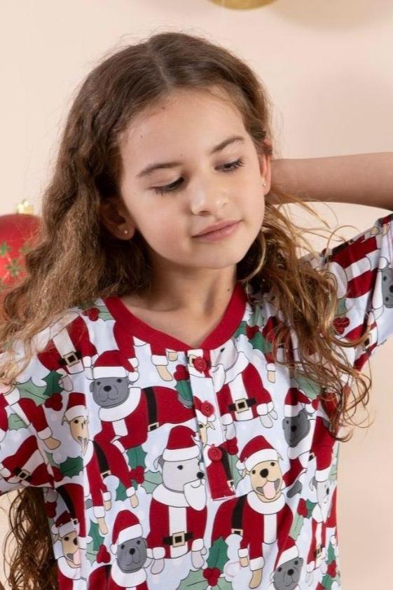 Santa Paws Kid's Summer PJ Set