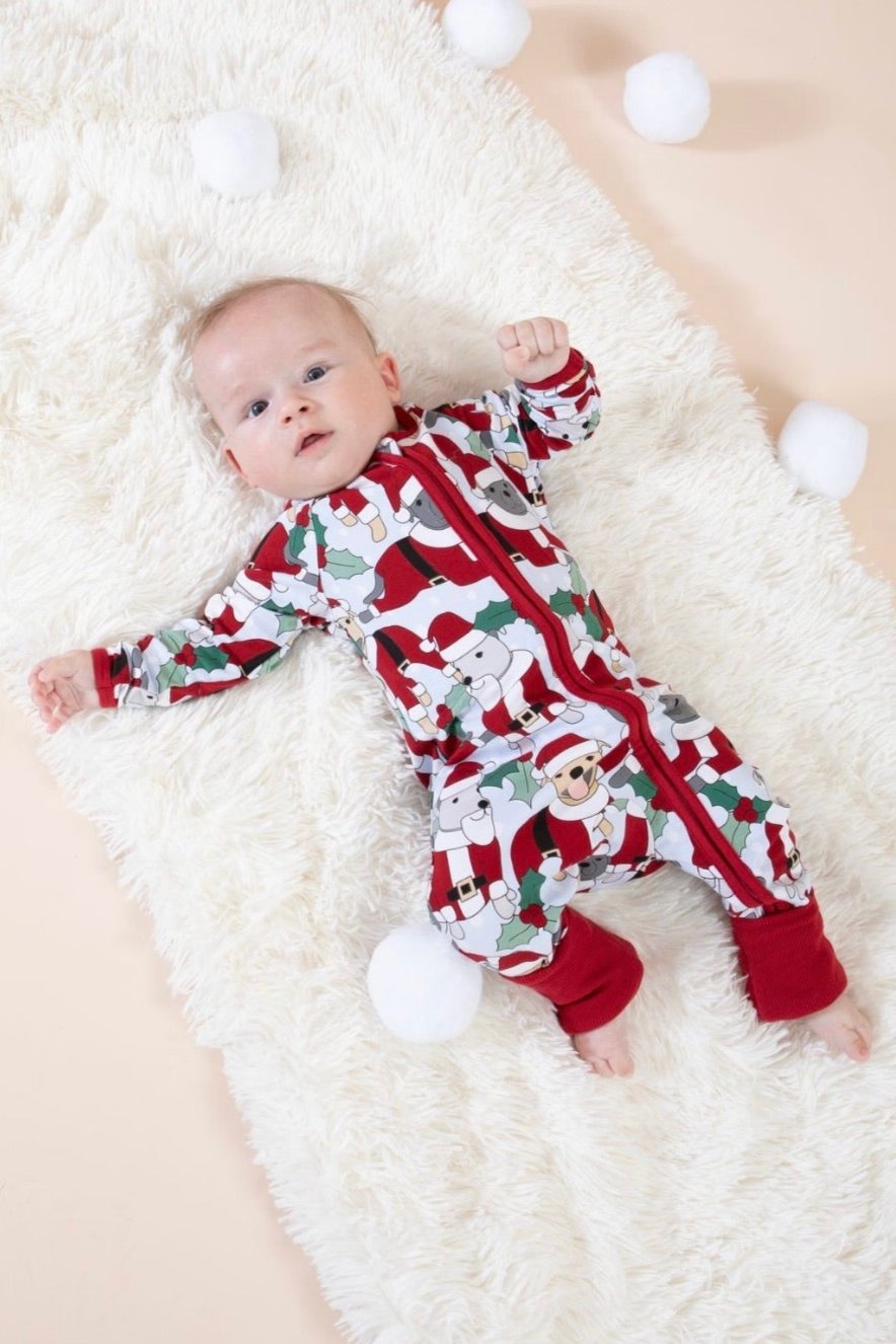 Santa Paws Baby Bodysuit