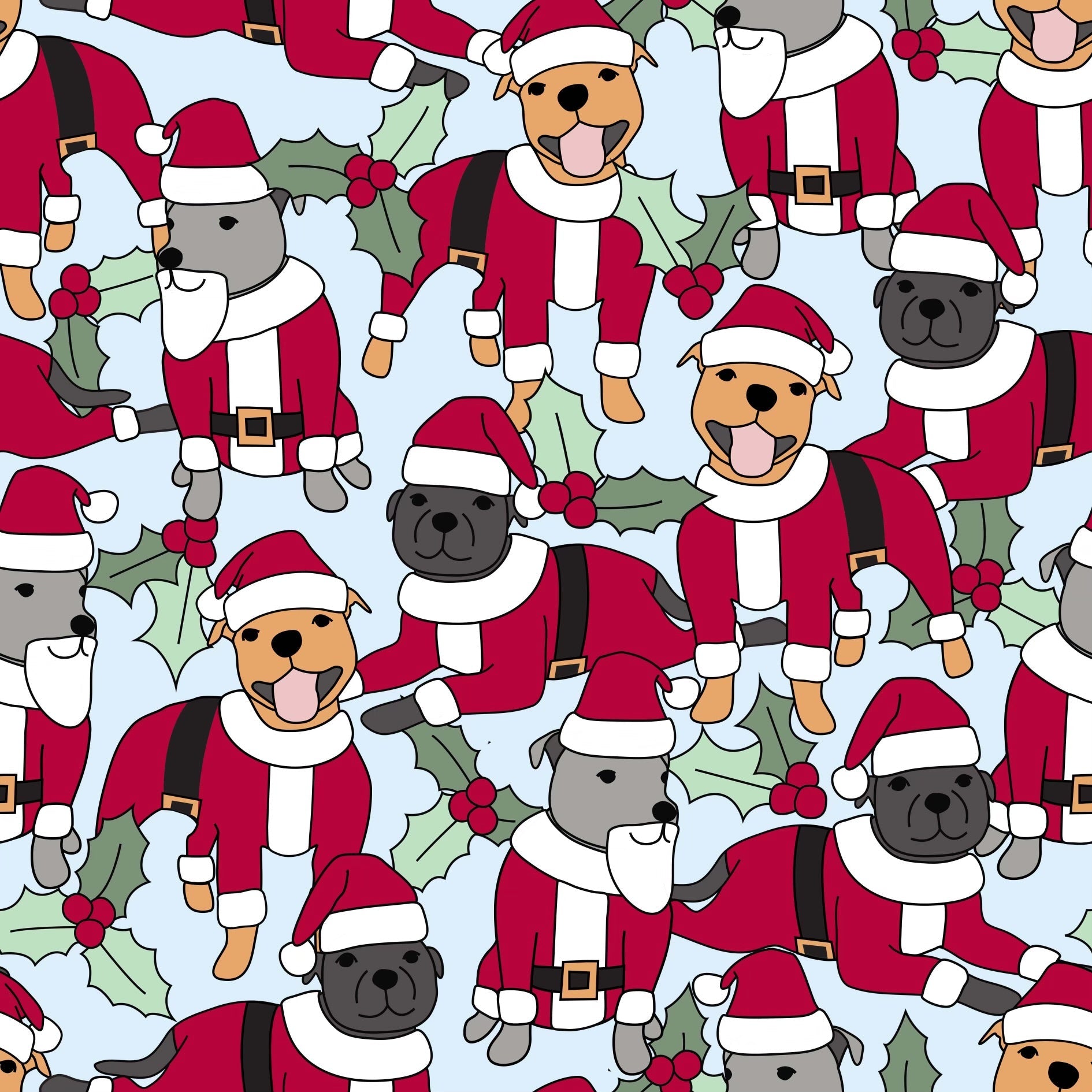 Santa Paws Dog Tee