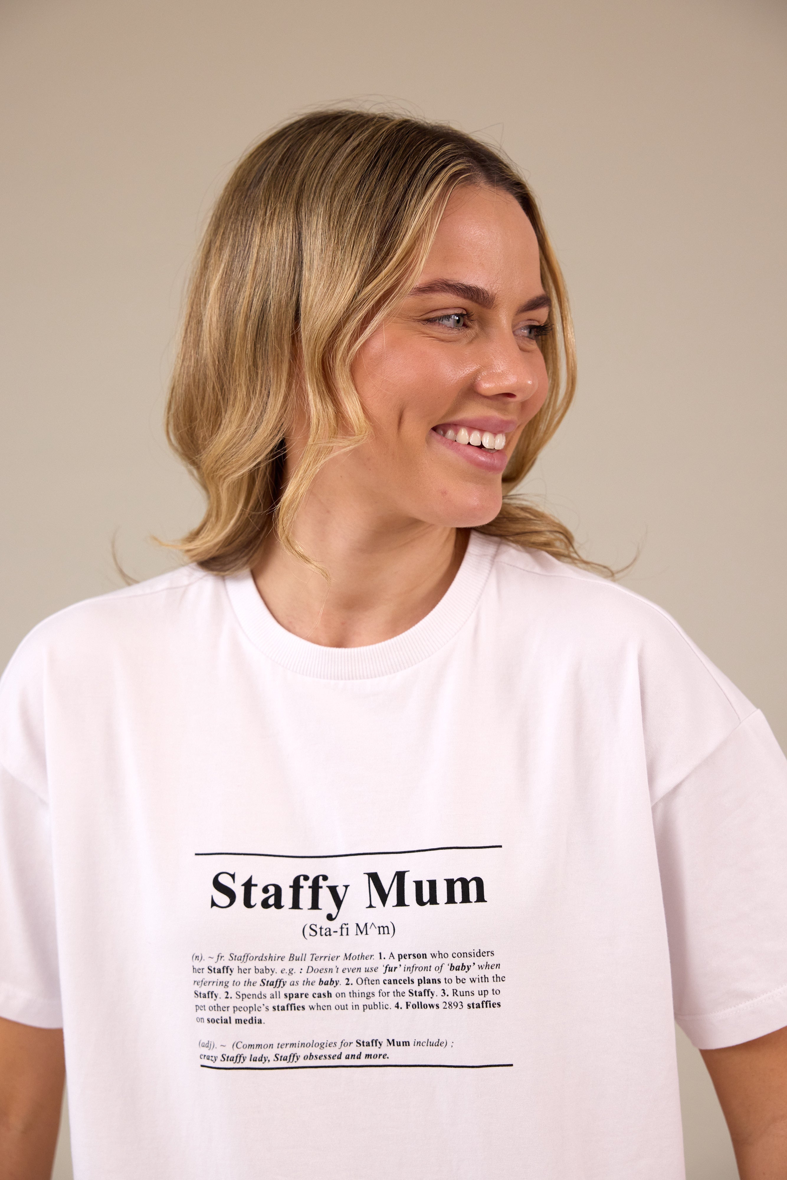 Staffy Mum Womens Tee