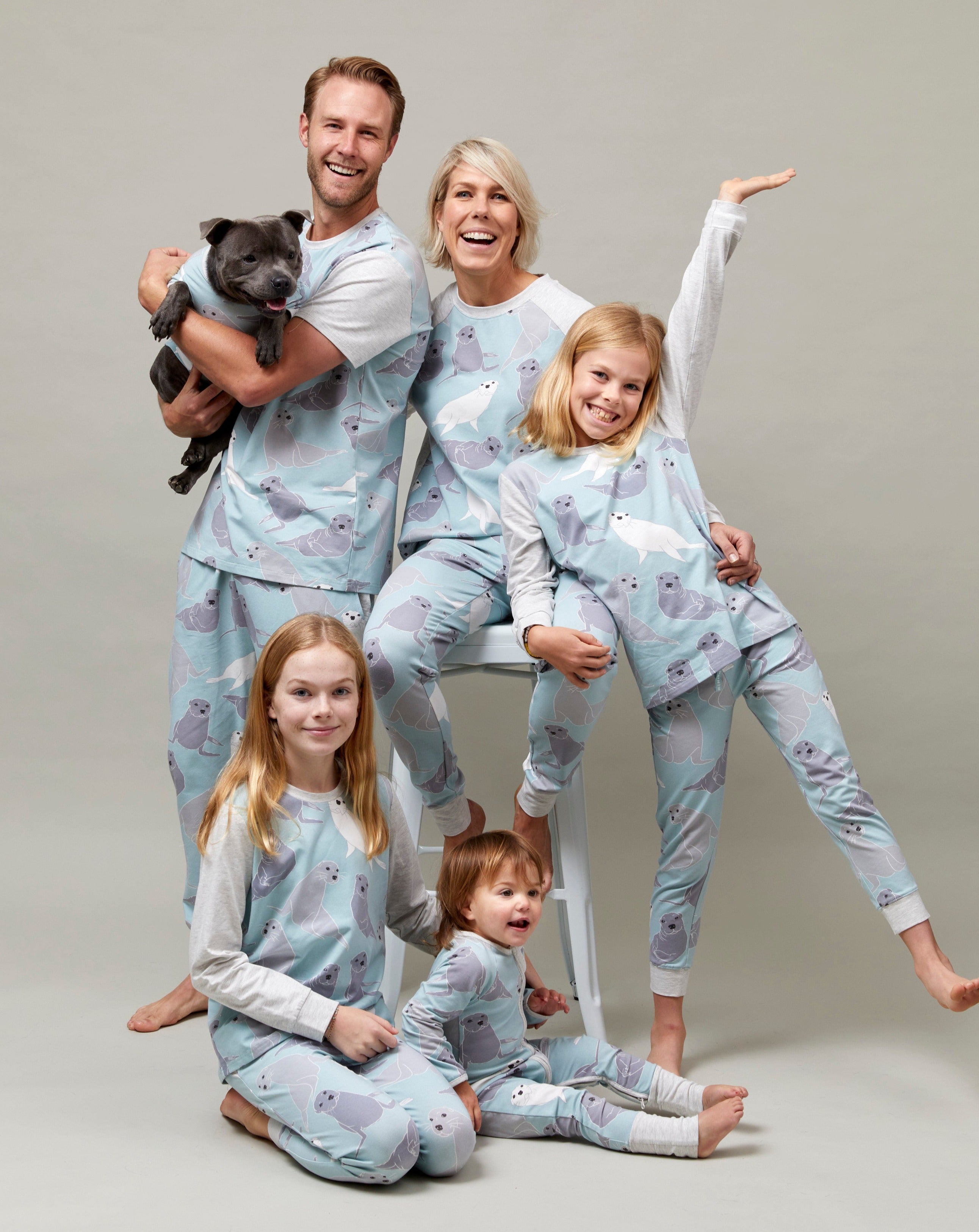 Sealy Staffies Kids Long Pyjama Set.